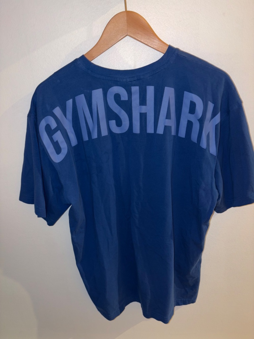 Gymshark Power Oversized T-Shirt in Blue (Style Code: A4A9Q) SIZE M